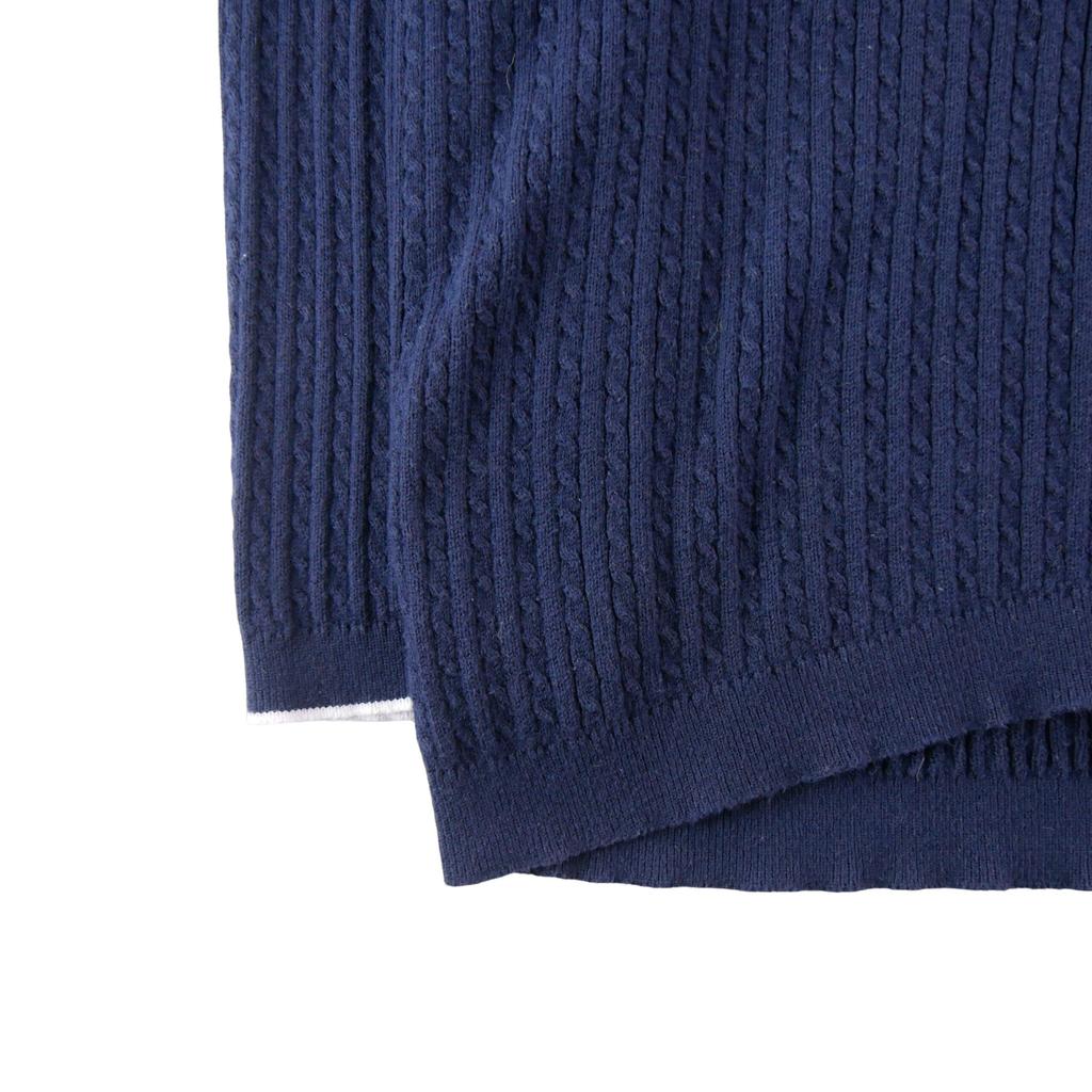 Seconde vie - Pull Femme Maille côtelée Marine - Bon état