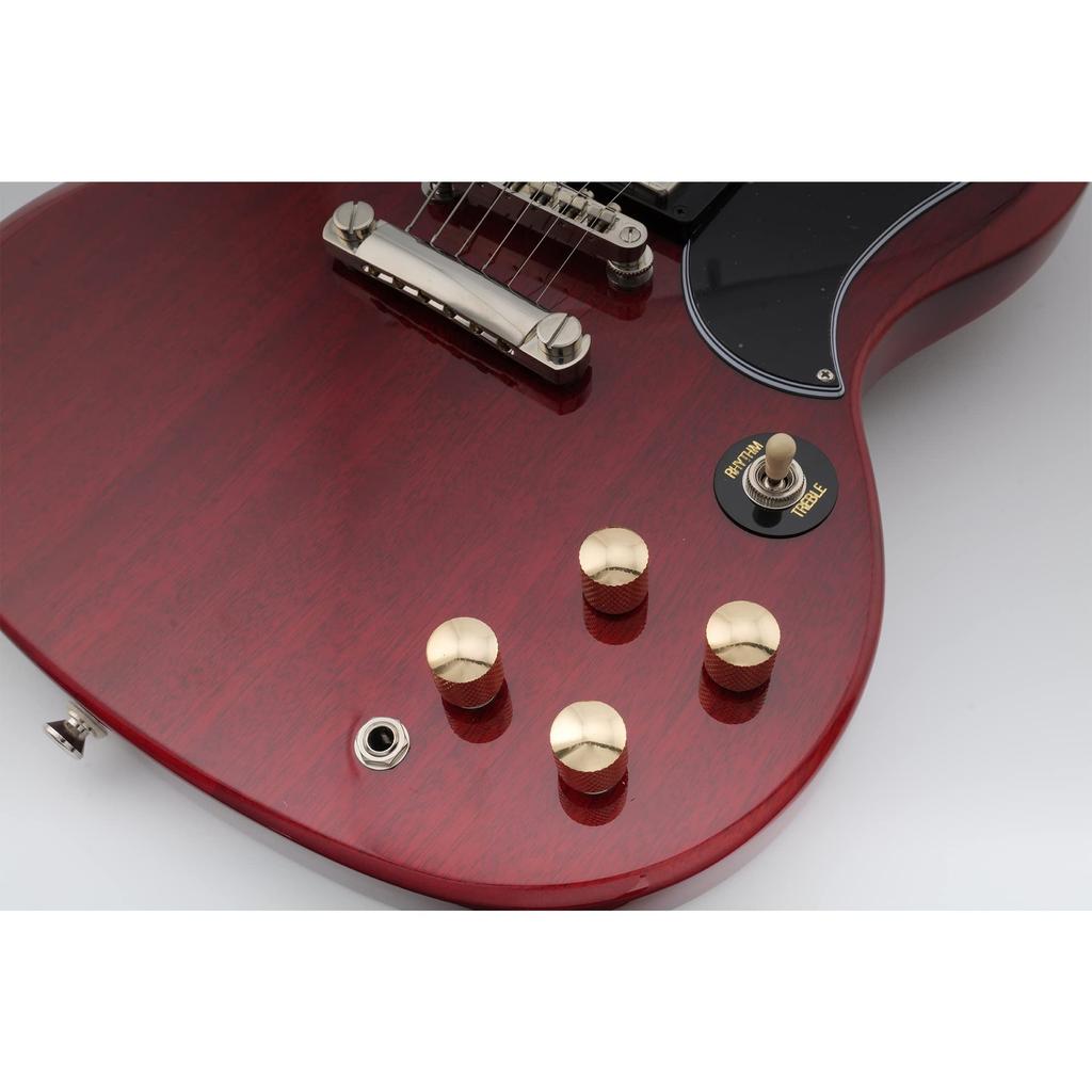 МузыкальныйЛи 6 мм Металлические Купольные Ручки для Гитары Telecaster Electric Precision Gold Guitars/PB Bass, (4 шт)