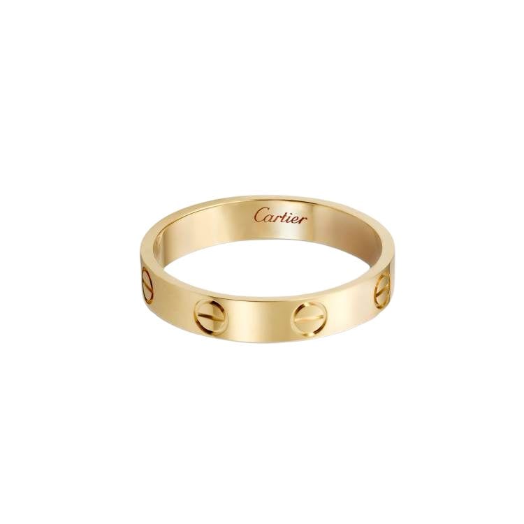 Cartier ЛЮБОВЬ 18-каратные золотые кольца Унисекс Золото B4085000