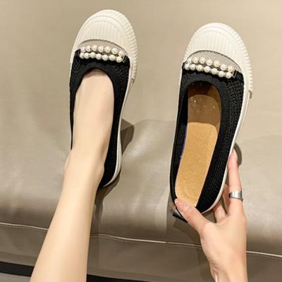 Балетки Бисероплетение Неглубокие Женские Сандалии Обувь 2024 Лето Повседневная Сетка Дышащие Платье Дизайнер Пляж Ходьба Zapatos Mujer Шлепки