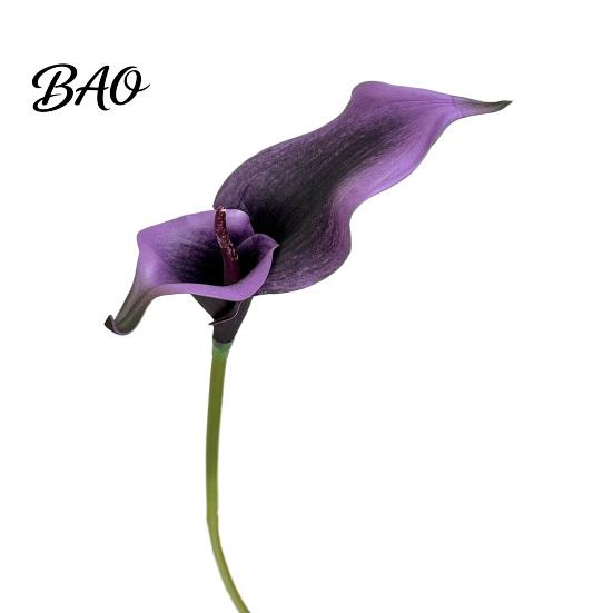 Nordic Style Artificial Flowers Calla Lily Flowers, Flexible Branches Realistic EVA Faux Flower, Retro Home Decor Soft Touch Fake Lilies for