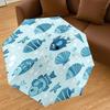 1PC fish shell Umbrella-8-Rib Reinforced Portable Folding Travel Suitable for All Seasons Outdoor Daily Use  -J0334