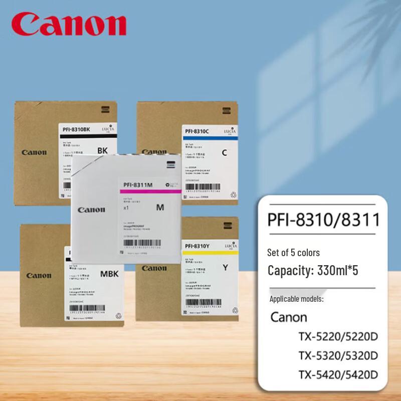 Canon PFI-8310/8311 Ink Cartridge Set