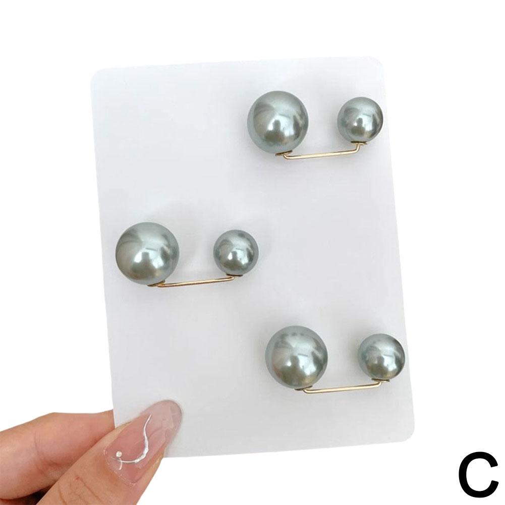 3 шт. Затягивающая талию пряжка Сплав Броши Булавки Зажим Искусственный жемчуг Регулируемые Пуговицы-пины Юбки Джинсы Пуговицы Аксессуары для одежды