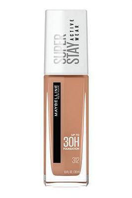 Maybelline New York Super Stay 24H Жидкий тональный крем с полным покрытием, Натуральный, Золотистый 312, 30 мл