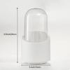 Makeup Brush Holder Organizer With Lid Rotating Dustproof MakeUp Brushes Container With Acrylic Cover Rotating Cosmetics Holder