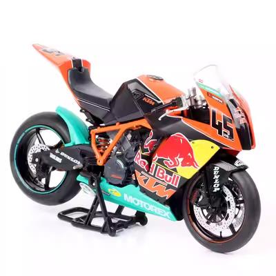 1/12 Масштаб AUTOMAXX RC8 1199 Гоночный Мотоцикл Игрушечная Модель Литой Металлический Транспорт Миниатюра 1:12 Коллекция Подарок для Ребенка Детей Мальчика