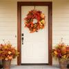 Wreath Maple Leaf Wreath Maple Leaf Wreath Hanging Vine Wreath Artificial Leaf Wreath Thanksgiving Decoration