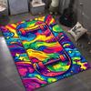 1PC Drawing Ideas Skateboard Print Carpet for Living Room Bedroom Sofa Doormat Decor Sofa Table Area Rug Non-slip Floor Mat