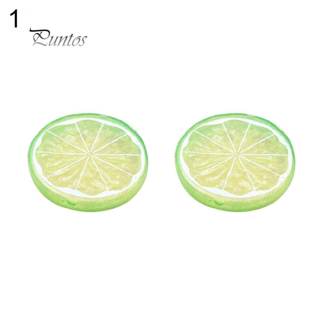 Поддельные ломтики фруктов, для декора