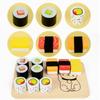 Children's wooden play house cut and see sushi snack set to exercise baby's hands-on ability Simulation kitchen toy