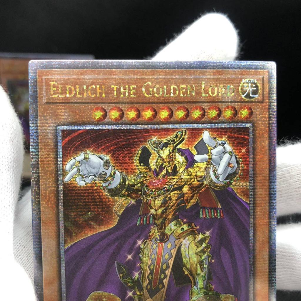 Yu-Gi-Oh! Английская версия Элдлич Золотой Лорд 25-й Секретное Редкое и Обычное издания из 2 - RA01-EN019 (Альтернативный арт) (По 1 шт., всего)
