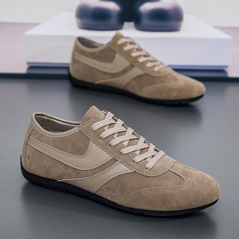 Men's Casual Shoes Fashion Retro Flat Shoes Lace-up Spring Autumn 2025 Fashion Non Slip Comfortable Men's Casual Sports Shoes