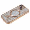 AR Series For iPhone 15 Magnetic Case Electroplating Soft TPU Cover Compatible with MagSafe