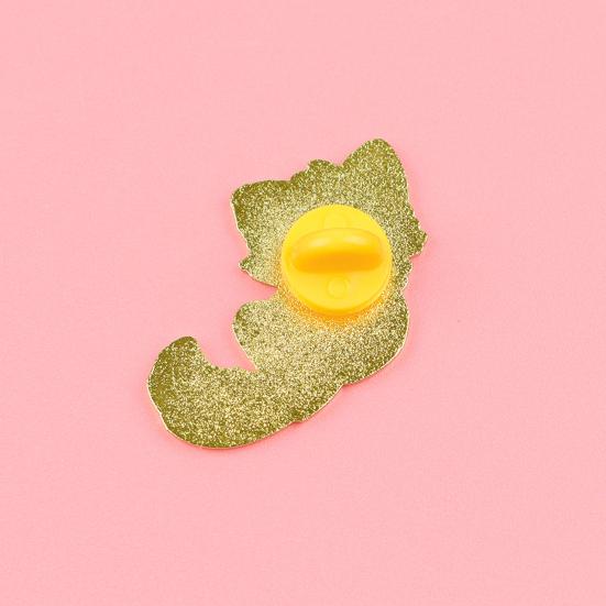 Милая Фиолетовая Кошка Значок на Лацкан Мультяшный Животный Брошь для Сумок Пиджаков Шляп Цинковый Сплав Антикоррозийный Уникальный Подарок для Детей Подростков Любителей Кошек