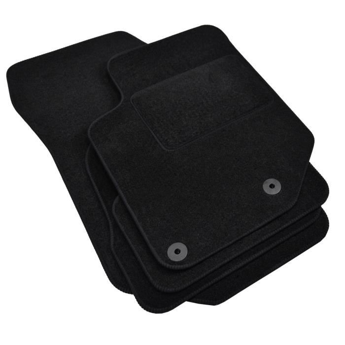 Tapis De Sol - Opel - Mokka 2 - Velours Noir - 4 Pièces - Ajustement Précis