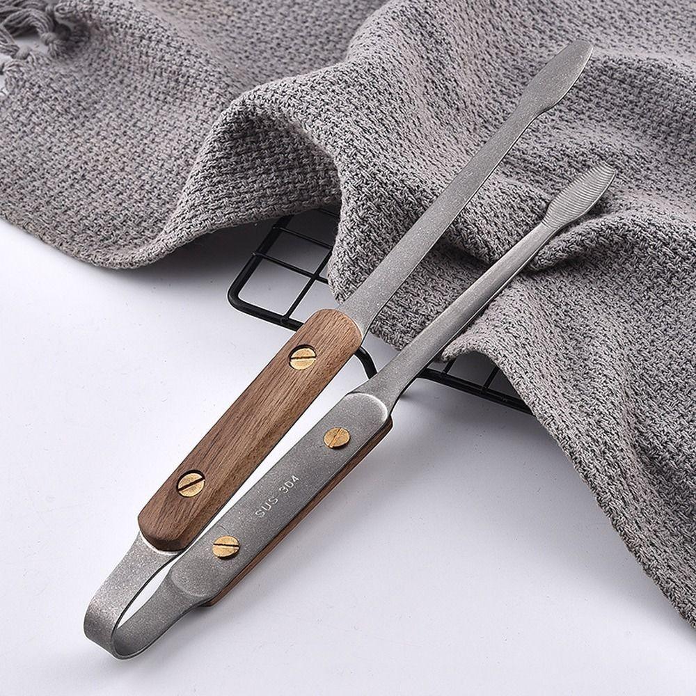 Anti-scalding 304 Stainless Steel BBQ Tongs Anti-slip Barbecue Tool Steak Clip Home Cooking