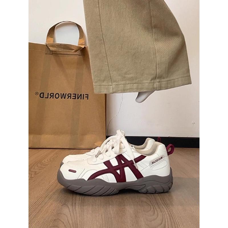 Женские кроссовки на толстой подошве, новые осенние, универсальные, в стиле ретро, повседневные, на мягкой подошве, папины кроссовки