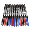 6 Pcs/Set Permanent Art Marker Pen Fine Point Waterproof Ink Thin Nib Crude Nib Black Blue Red Ink 1.5mm Fine Color Marker Pens