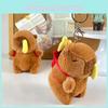 Capybara Cute Creative French Fries Plush Keychain Adorable Backpack Toy For Kids