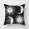 Home Bedroom Living Room Sofa Cushion Cover Decoration Sun Moon Mandala Series Pattern Printing Pillowcase