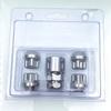 Открытый Колесный Гайка-Болт Замок M12*1.25, M12*1.5, 14*1.5 Колесные Замки-Гайки Открытый Конец Выпуклые Желудь Хром