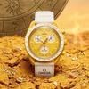 Б/у [Батарея заменена/Рабочий товар/OMEGA SWATCH] Мужские кварцевые часы Omega Swatch Mission to the Sun