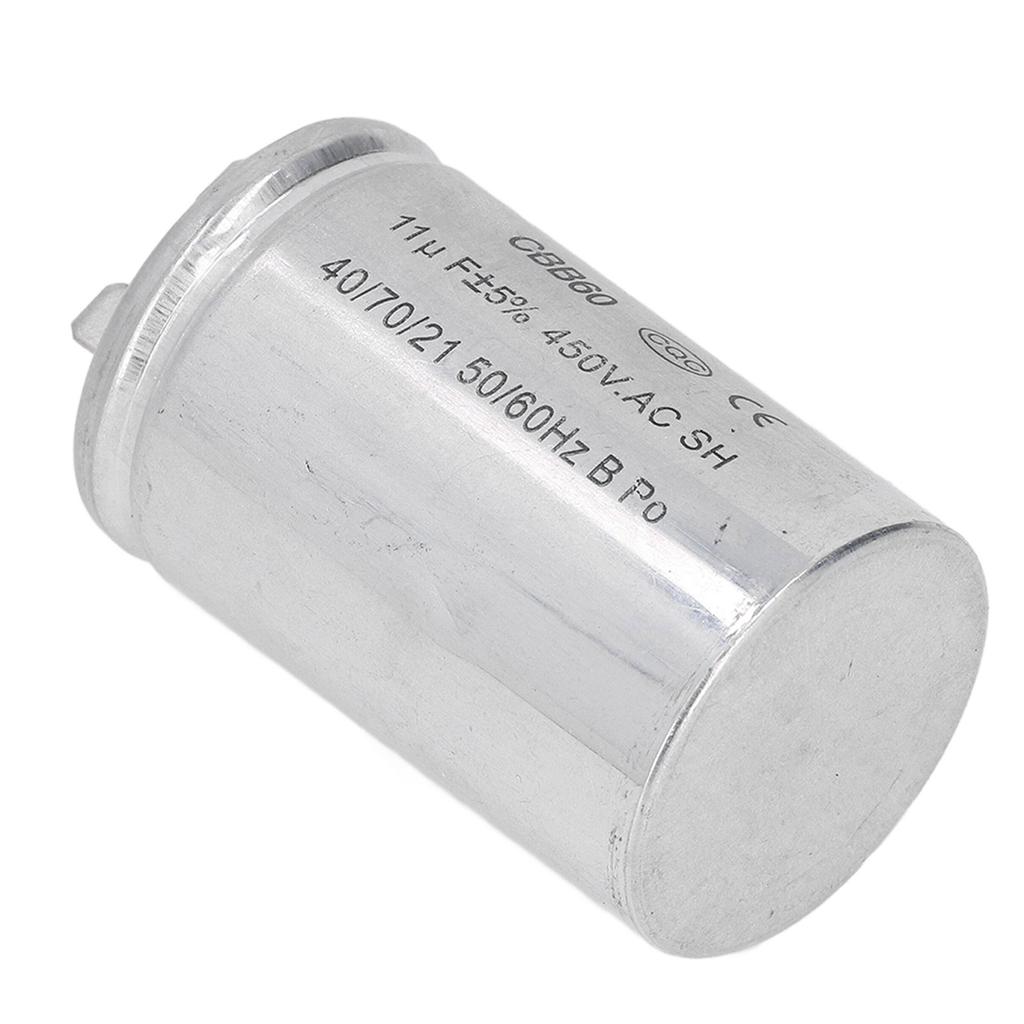 Пусковой конденсатор двигателя 11 мкФ, высокое сопротивление изоляции, пусковой рабочий конденсатор генератора, 450 В переменного тока