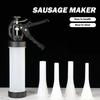 Manual Sausage Stuffing Machine Homemade Sausage Stuffer Sausage Meat Fillers Syringe Manual Meat Injector Tools Kitchen Gadgets