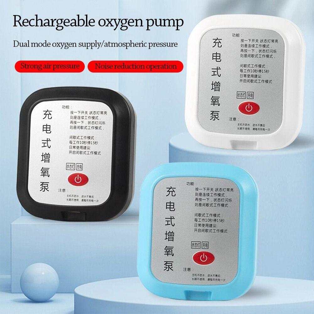 2 Hole Aquarium Air Pump Low Noise Ultra Silent Oxygen Pump Silent Operation Mini Size Fish Tank Air Compressor for Fish Tank