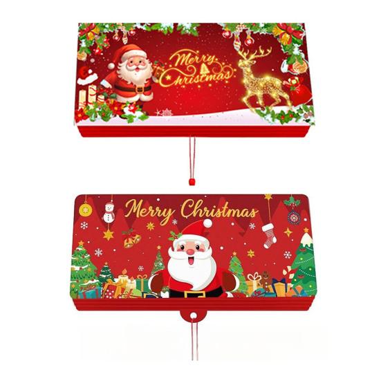 Рождественские конверты для денежных подарков 10 отделений Сюрприз Держатель для рождественской подарочной карты для наличных денег DIY Праздничный денежный конверт для мужчин женщин девочек мальчиков