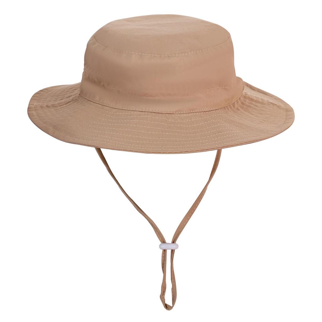 Breathable Adjustable Bucket Hat for Toddlers - Quick-Dry, Windproof, Sun Protection