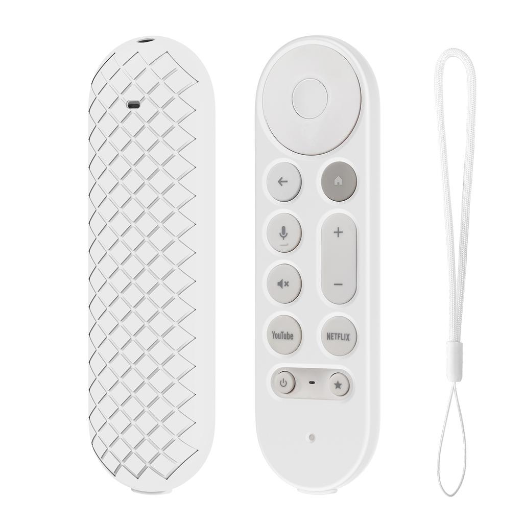 Silicone Remote Controller Cover Anti-scratch Remote Protective Case for Google TV Streamer 4K 2024 Voice Remote Control