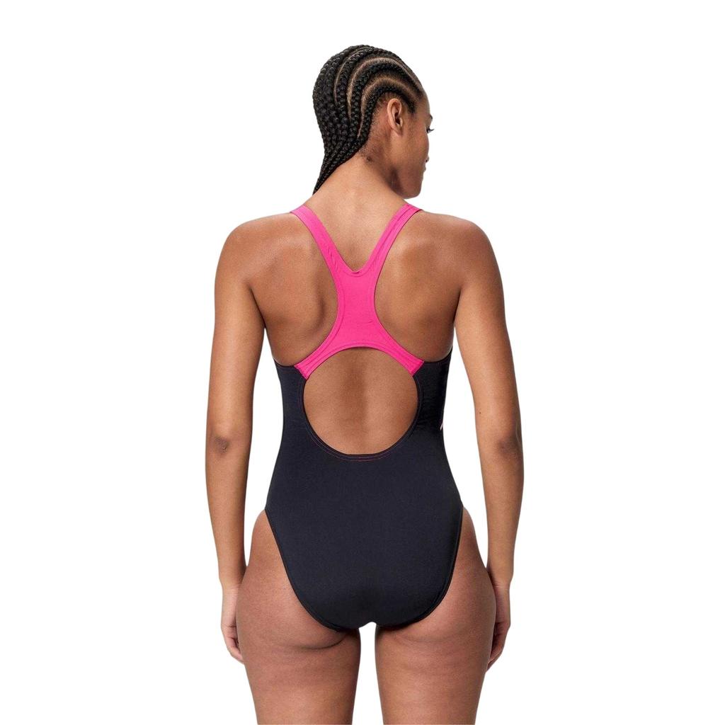 Speedo Womens/Ladies Medalist Logo One Piece Swimsuit