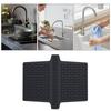 Sink saddle silicone divider mat Kitchen Sink Mat Sink Divider Protectors odor free sink mat for Kitchen Divided Pad Guard