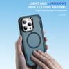For iPhone 15 Pro Max Case Compatible with MagSafe Lens Frame Kickstand TPU+PC Shockproof Phone Cover