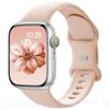 Силиконовый ремешок для Apple Watch 45 мм 44 мм 40 мм 41 мм 49 мм 38 мм 42 мм Correa Браслет iWatch series 6 ultra2 7 8 9 se 44 мм ремешок