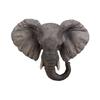 Ubia Animal Head Wall Hanging Elephant X X Cm Doll Figurine Ornament Animal Garden Decor Elephant H15169 56.2 43.5 18.5