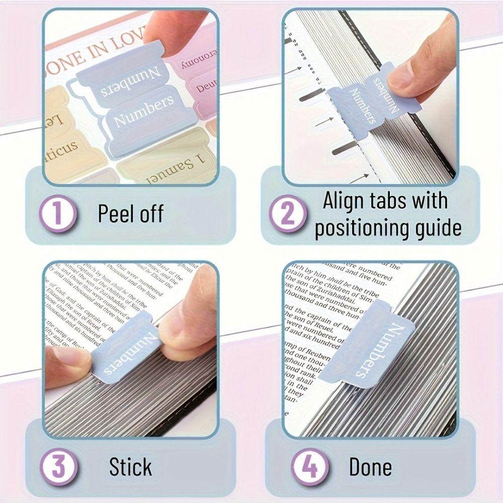 5 листов/набор Morandi Bible Index Tabs Studying Bible Библейские этикетки Tabs Women And Men