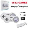 Игровая консоль для Super Nintendo SNES NES, встроенная 1500 игр, HDMI-совместимая игровая приставка, ТВ-игровой плеер, беспроводной контроллер