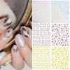 Manicure Decal Shiny Visual Effect 2 Styles Decorative