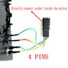Car Wide Angle Heated 4P / 2P Mirror Glass For BMW F01 F02 F03 F04 F06 F07 F10 F11 F12 F13 F18 F20 21 22 30 31 32 33 34 35