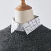 Detachable Collar for Women's Shirt Vintage Shirt Fake Collar Sweater Blouse Tops False Collar Female Half Shirt Fuax Cols