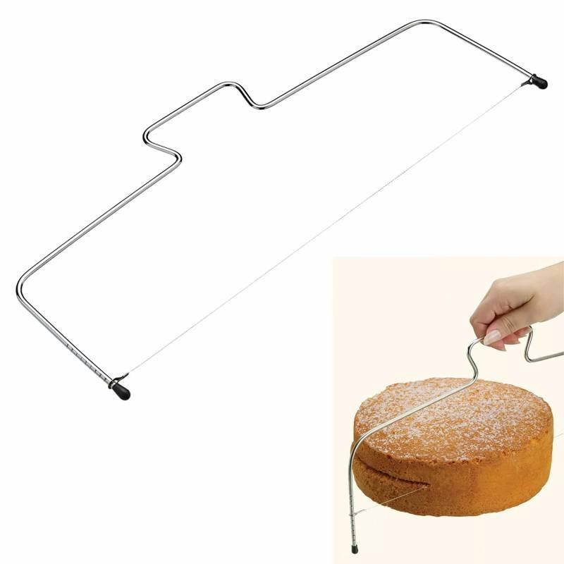 Cake Bread Slicer Cutter Wire Line Cutting Kitchen Decor Baking Tool Leveller