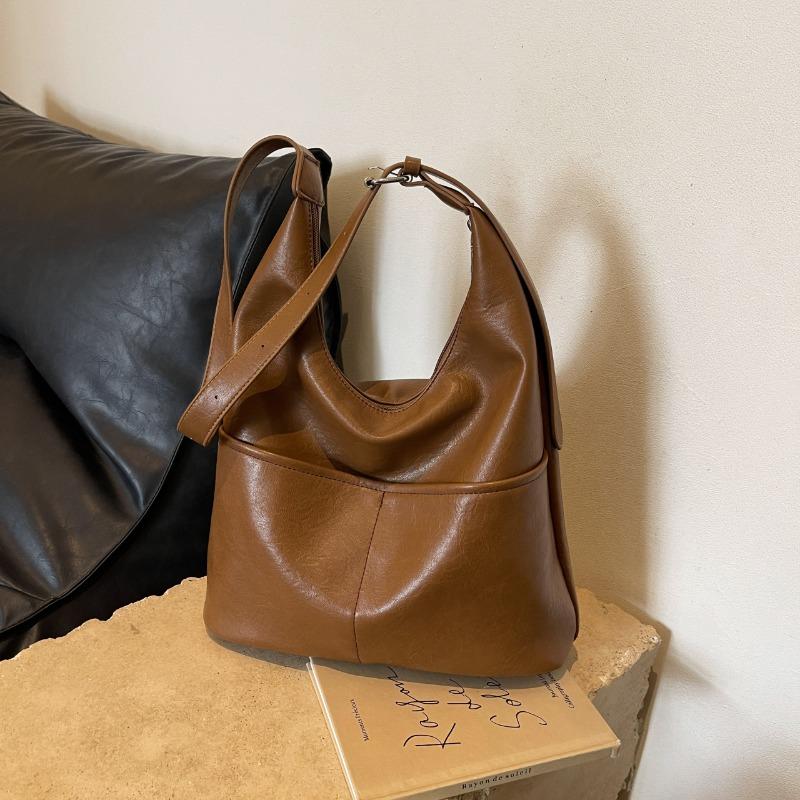 Retro Underarm Bag Women's New Versatile Fashion Tote Bag Niche Large Capacity Mother and Child Shoulder Bag