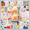 Наклейки Sanrio Мультяшный Граффити: 50 Милых, Водонепроницаемых Стикер-Листов для Ноутбуков и Планировщиков