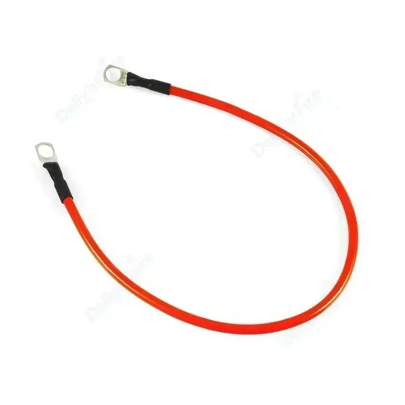 Кабель из силикона для автомобильного инвертора, аккумуляторный, 8 AWG, 8,3 мм², гибкий, с клеммами M6 M8 M10, красно-черный, для авто, солнечных панелей, грузовиков