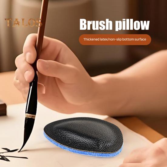 Подставка под запястье из искусственной кожи с нескользящей основой, эргономичная мышь, клавиатура, практика каллиграфии, набор текста на ноутбуке, облегчение боли, поддержка запястья, подушка