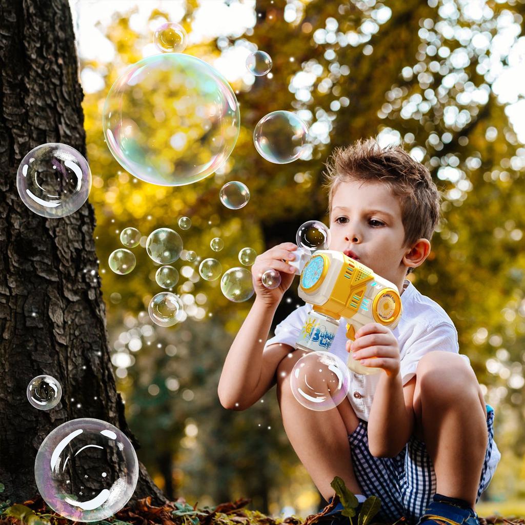 Машина для мыльных пузырей Ручная электрическая водонепроницаемая игрушка для девочек 50 мл