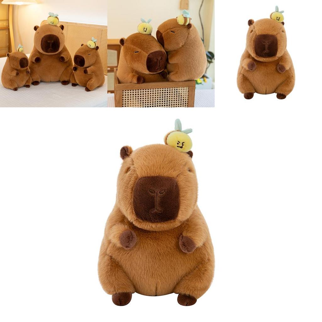 Capybara Animal Plush Doll With Soft Pp Cotton Filling For Giftgiving